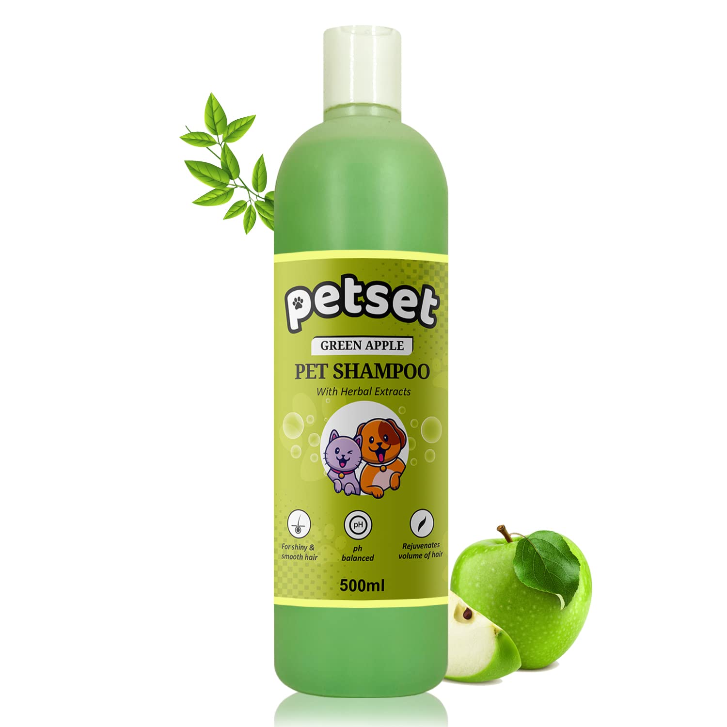 See full amazon price history chart for PETSET Green Apple Cat Dog Shampoo for Shiny Smooth Hair, pH Balanced Neem, Aloe Vera Anti-itching, Conditioning, Allergy Relief Green Apple Pet Animal Shampoo (500 ml) PETSET Green Apple Cat Dog Shampoo for Shiny Smooth Hair, pH Balanced Neem, Aloe Vera Anti-itching, Conditioning, Allergy Relief Green Apple Pet Animal Shampoo (500 ml) (B0C2TL5L1G) Amazon Price History, Amazon Price Tracker