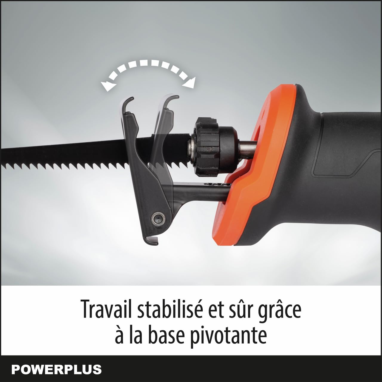 Dual Power Scie Sabre sans Fil de 20 V POWDP25100 - Scie à Guichet à Batterie 2800 min-1 - sans Batterie ni Chargeur
