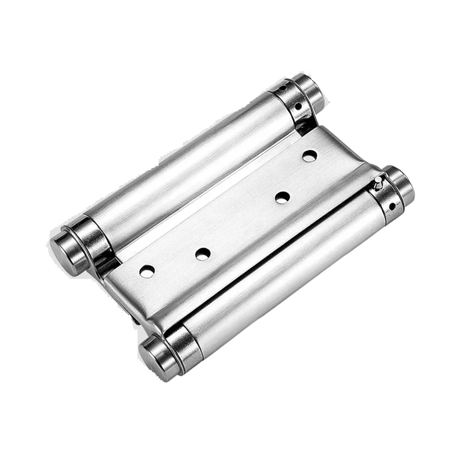 Double Action Spring Door Hinges Double Spring Hinge Two-Way Free Door Stainless Steel Automatic Closing Garage Hinges Fence Dedicated Hardware(6inch)