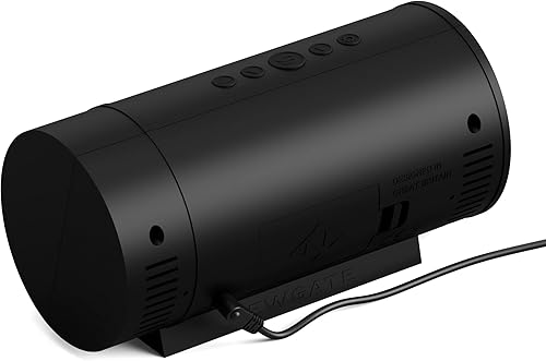 Miniatura 8 de NEWGATE Reloj despertador Pil  Reloj LED digital retro  Negro  Ideal para mesita de noche, escritorio o estante  Accesorio retro para dormitorio y