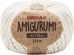 Fio Amigurumi Linha Novelo 254m 125g 0020 NATURAL