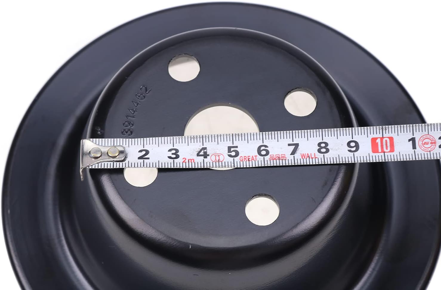 FridayParts Fan Belt Pulley 3908447 3914462 Compatible for Cummins 4B 6B 4BT 6CT 6BT 6C 8.9L QSB Engine Replacement