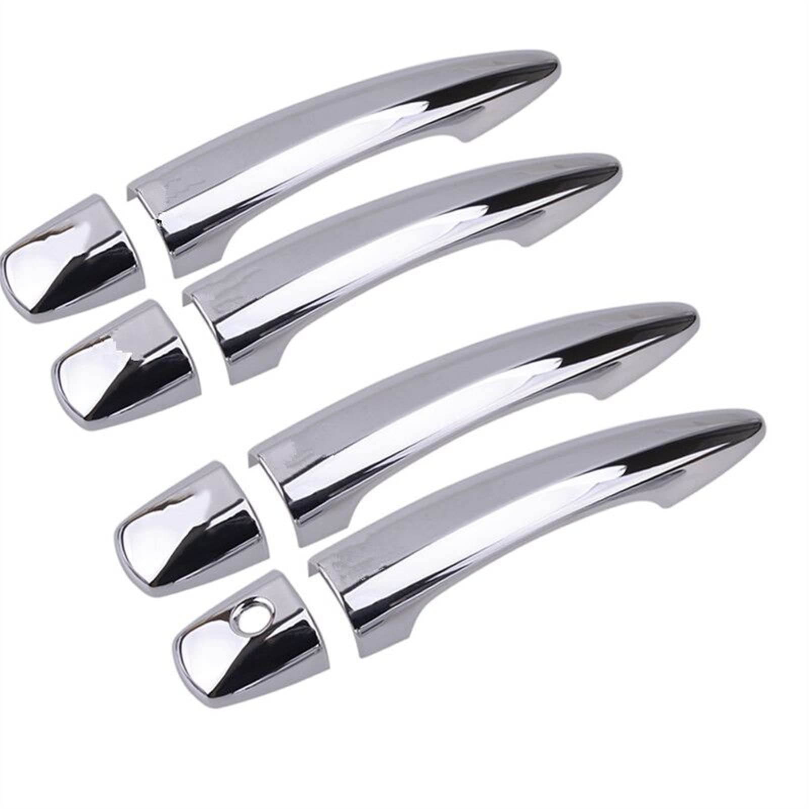 FANGZIQQ for Nissan Altima 2019-2022 Carbon Fiber Chrome Car Door Handle Cover Stickers Styling Accessories Car Inner Door Handle(1)
