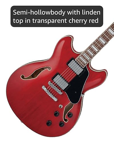 Amazon.com: Ibanez Artcore AS73 - Transparent Cherry Red : Musical
