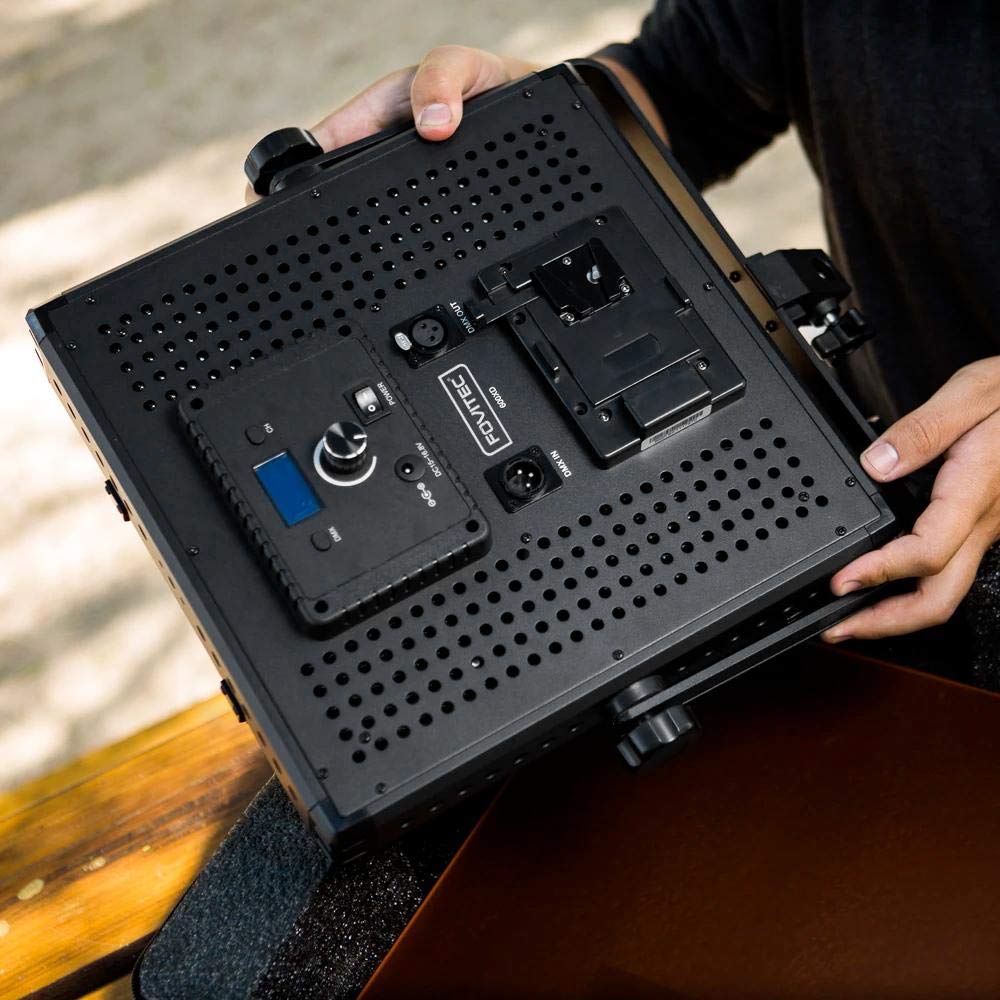 Buy Fovitec Portable 2Light 600 LED Daylight Panel Kit with Cases & Stands, 5600K, 95+ CRI, for