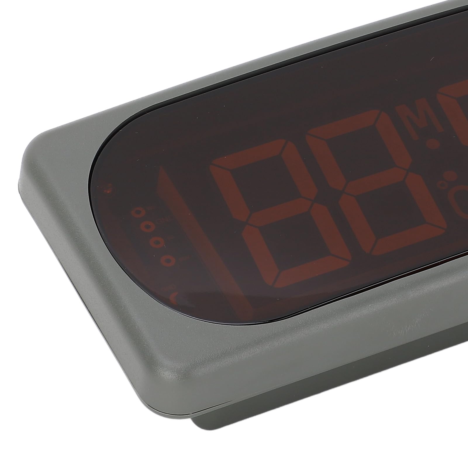 Reloj electrónico para automóvil con Pantalla Digital de Temperatura y Humedad, higrotermógrafo de 24 V CC con Fecha, Mes, día y Hora, para vehículos, Yates, Montaje Empotrado o co