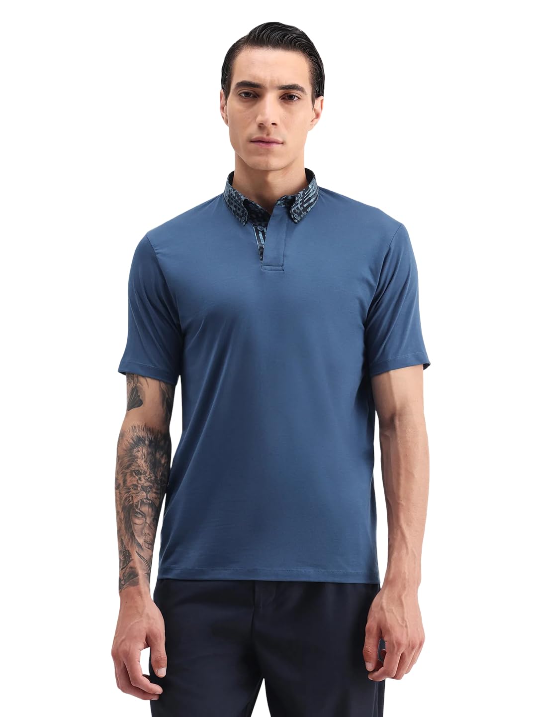 rare rabbit Regular fit Plain Polo-picture-36
