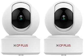 CP PLUS 4MP Wi-fi PT Home Security Smart Camera | 360? with Pan & Tilt | Two Way Talk | Cloud Monitoring | Motion Detect | Night Vision | Supports SD Card (Up to 128 GB) | Alexa & OK Google - CP-E41A