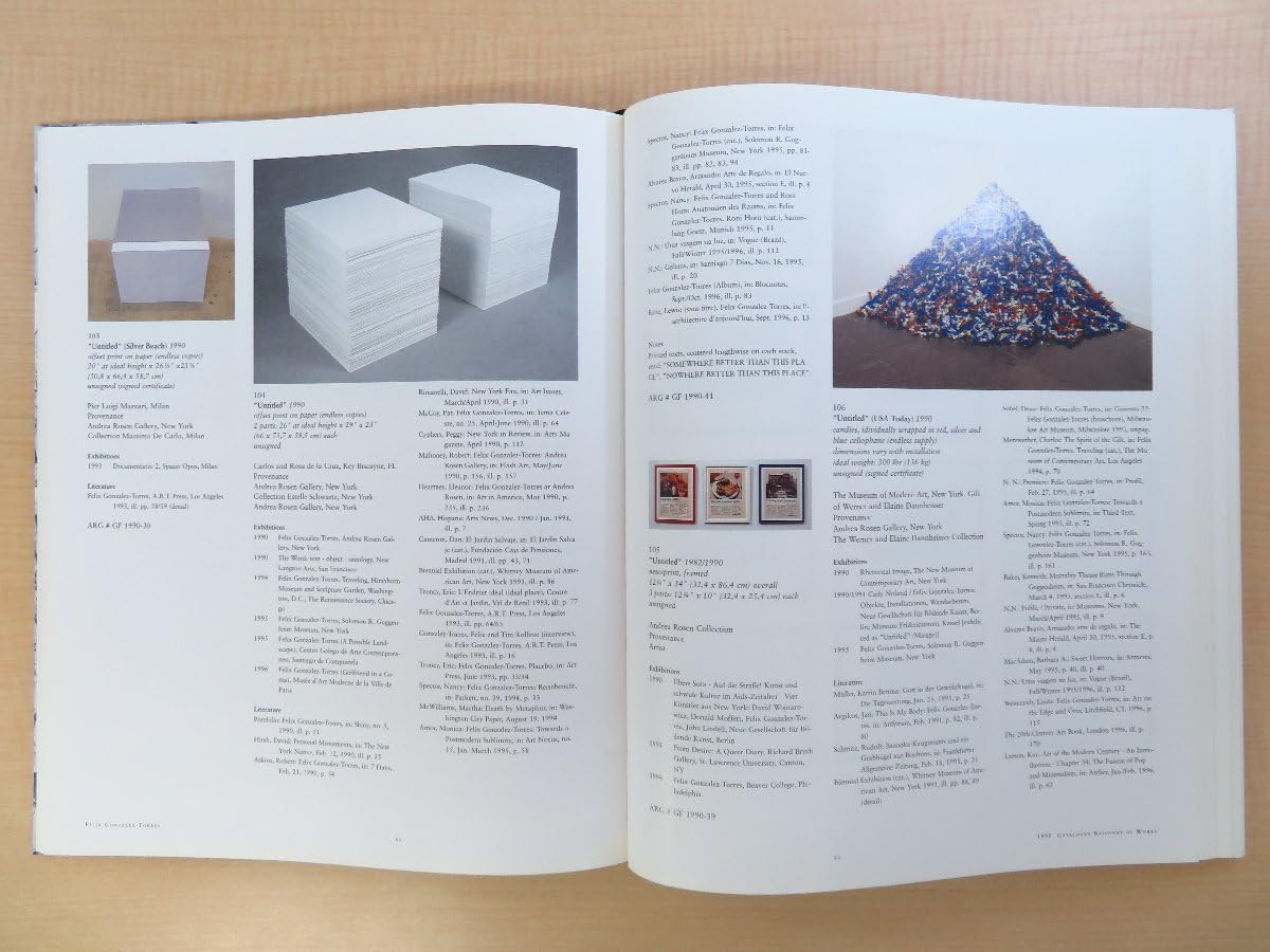 Amazon.co.jp: 『Felix Gonzalez-Torres』(全2冊揃) フェリックス