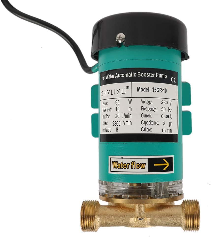 220V 90W Heißwasserpumpe Druckpumpe Automatische Druckerhöhungspumpe