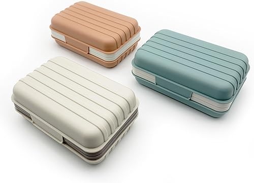 Miniatura 1 de Quanzhou Chenchenchen E-Commerce Co.,Ltd Recipiente de jabón de viaje, funda de viaje de jabón a prueba de fugas, jabonera con tapa para campamento,