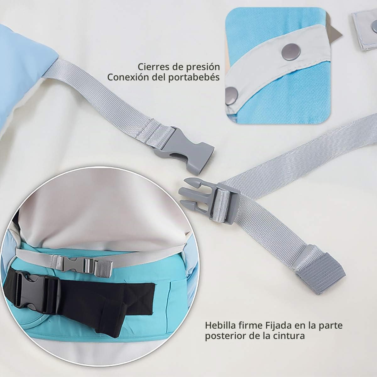 SONARIN All Seasons Grueso Cobertor para portabebés,Capa para el invierno,calce cualquier portabebés,Prueba de viento,Impermeable(Azul)