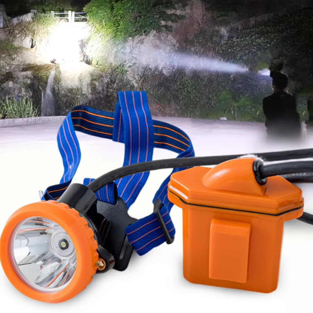 HYZHANHONG Safety Mining Light Headlamp, Explosion Proof Coal Miner Headlight Rechargeable Led Headlights for Work Camping Hiking And Emergency Use