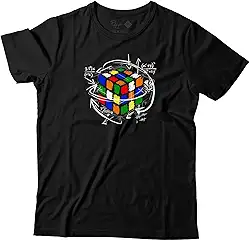 Camiseta Cubo Magico Equação Camisa Geek