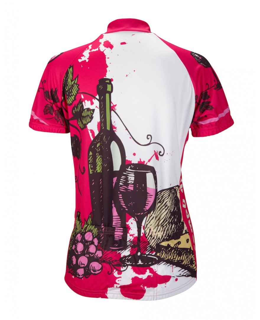 World Jerseys Women's Wine Time Cycling Jersey (Small)