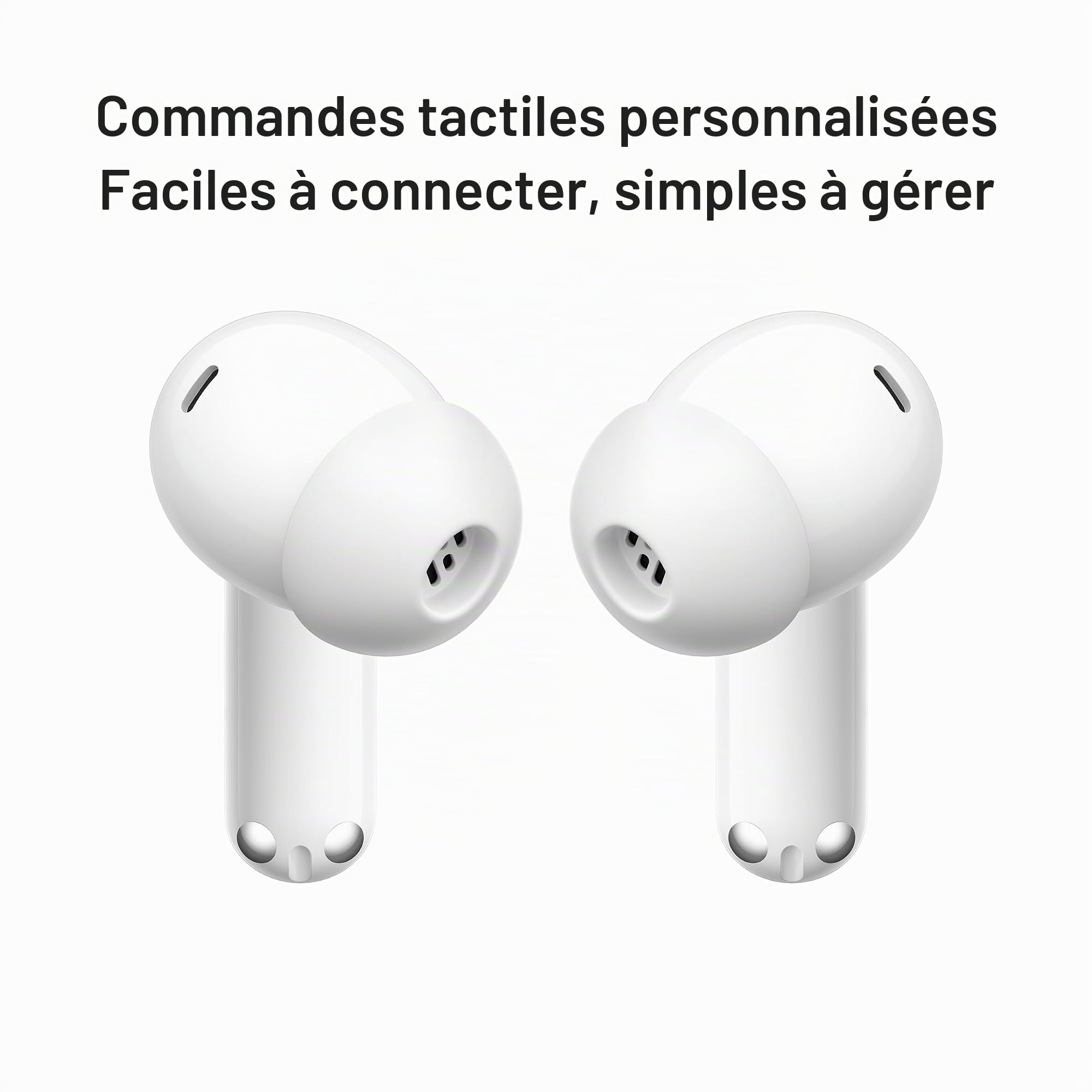 Oppo Enco Buds3 Pro Écouteurs True Wireless, 54 h d'autonomie, Pilote Dynamique de 12,4 mm, BT 5,4, Commandes tactiles, Annulation du Bruit Passif, Android et iOS, IP55, [Version Italienne], Blanc | Ultra léger 4,3 g, basses puissantes 12,4 mm, annulation