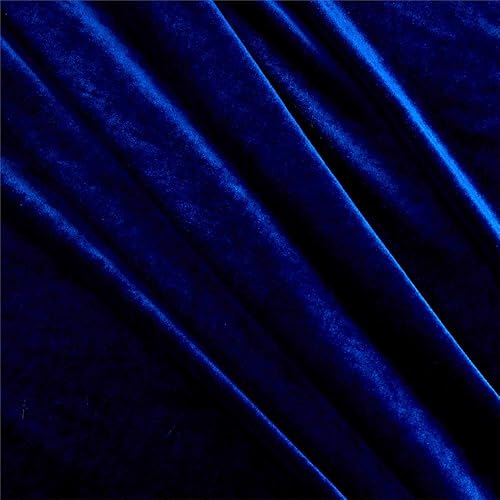 Stretch Velvet Royal, Fabric by the Yard