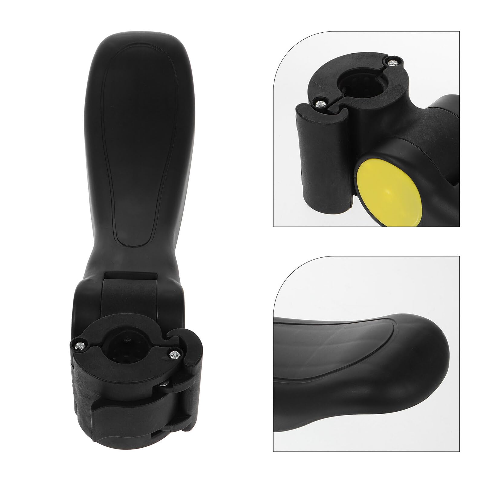 Sella per Monopattino Bambini in Plastica Nera Regolabile | Installazione Semplice, per Scooter dei Piccoli, Seduta Portatile, Uso su Modelli Infantili