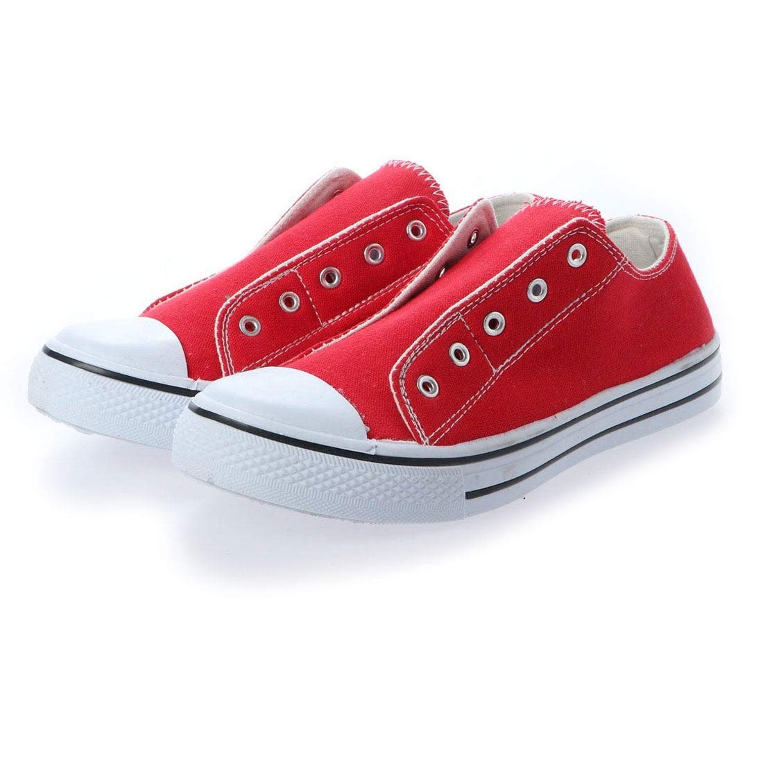 【75%OFF】【503円】 サンエープラス 紐なし6ホール スリッポンスニーカー