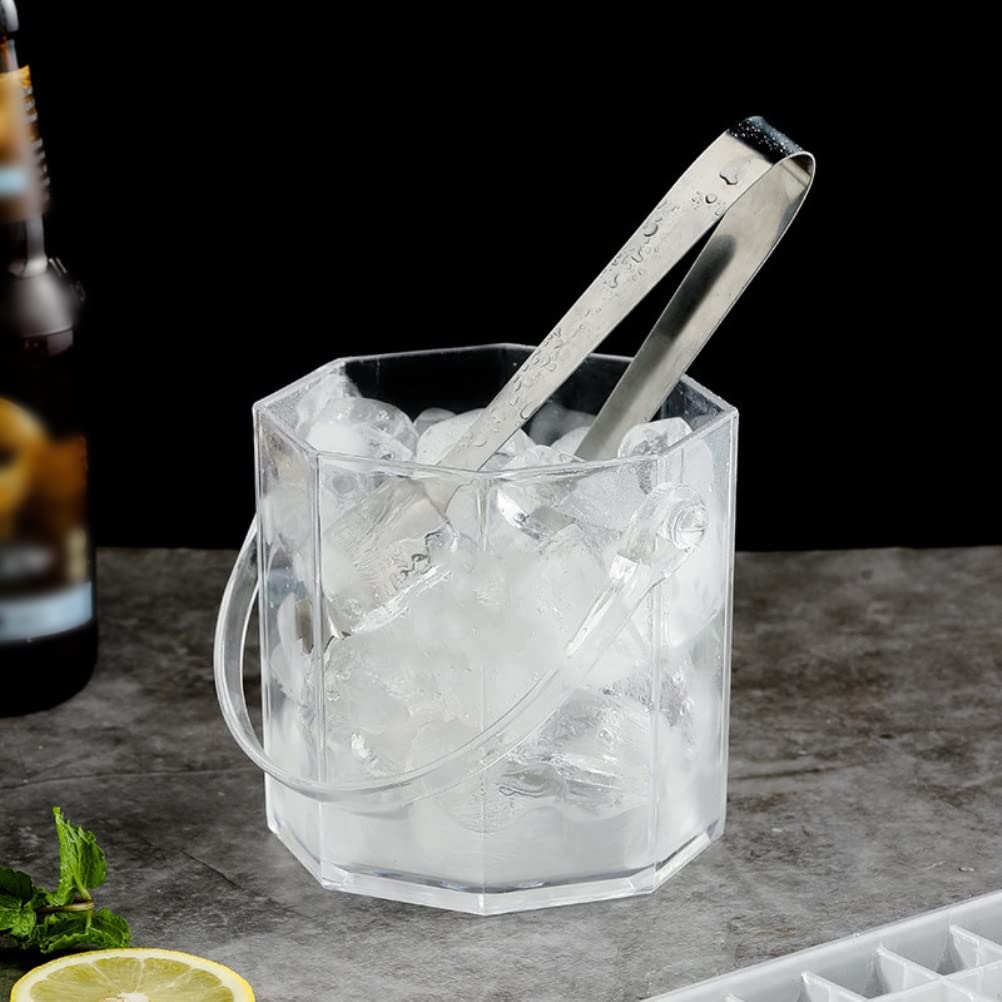Cubitera/Enfriador Cubo de Hielo con Clip de Hielo y Pala cubeta de Vino Botella de Hielo for Fiestas Barras de enfriamiento Champagne Beer Cubiteras Botellas