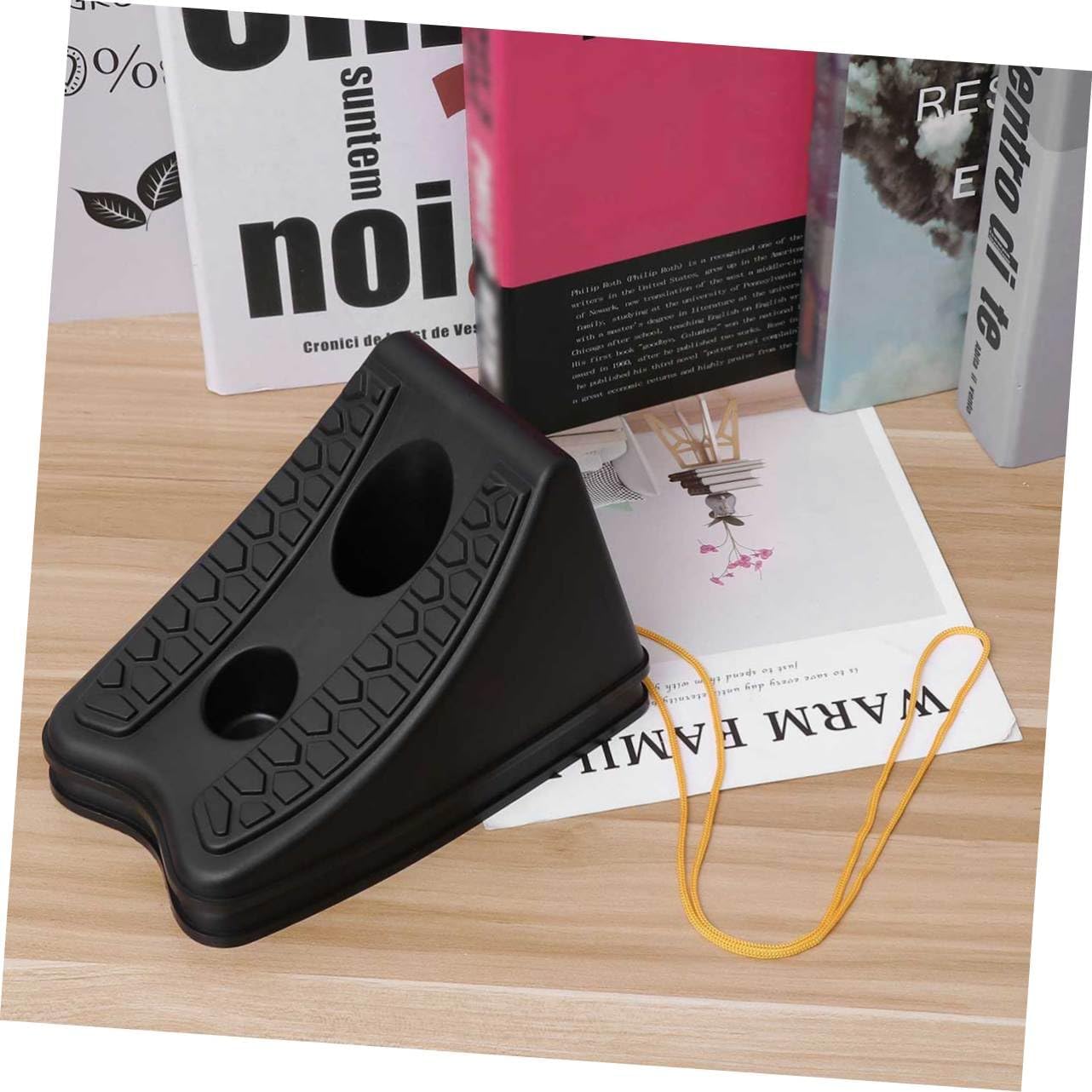 STOBAZA 2pcs Wheel Chocks for Car Rubber Wheel Stops Non-Slip Design Rv Chocks Tire Block for Trailer Car Stopper Block Sturdy