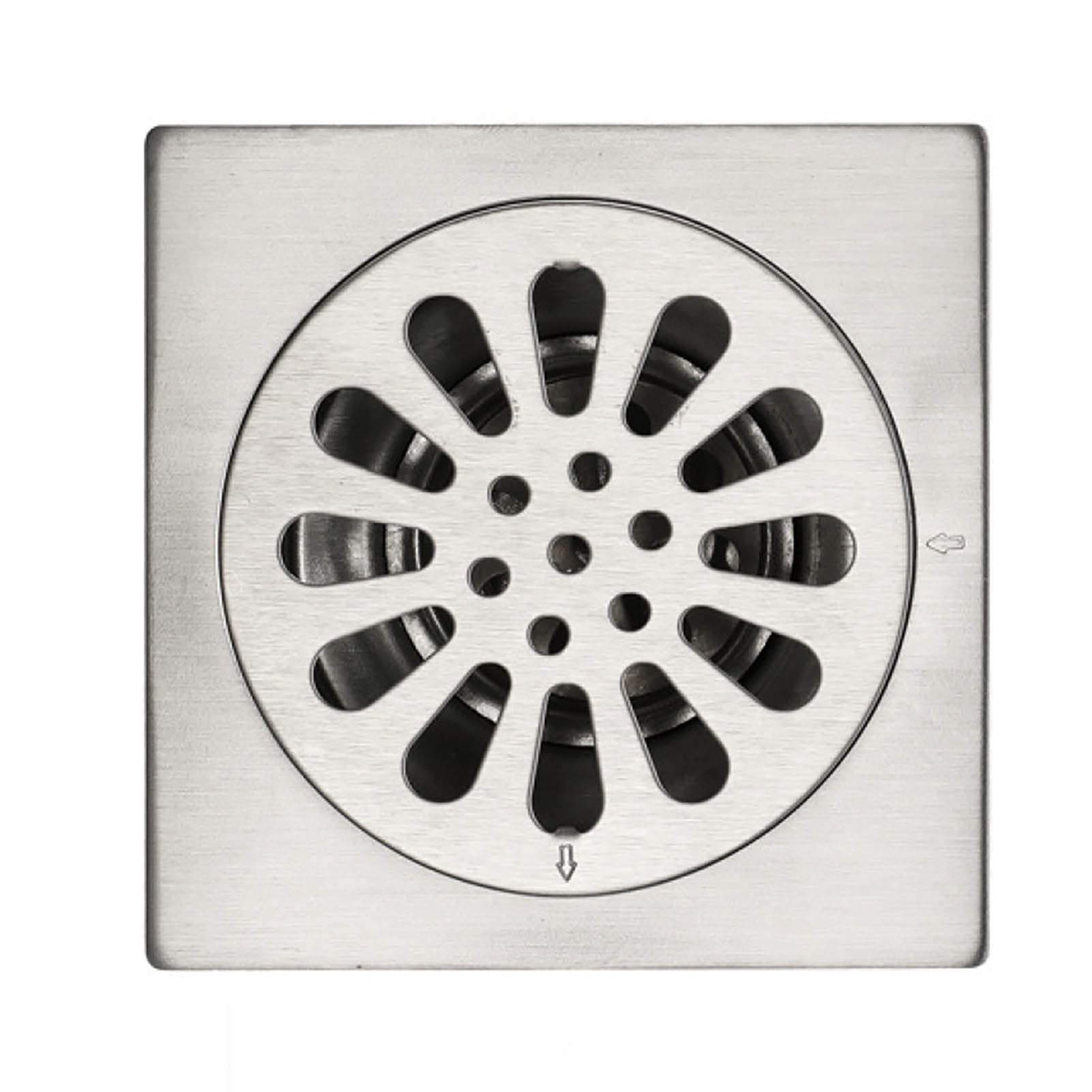 Drain de sol pour cuisine et balcon en acier inoxydable lavable 10 cm