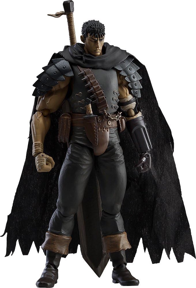 figmma Berserk Guts Black Swordsman Ver. Repainted Edition Non - Scale ABS & PVC Painted Articulated Figurine