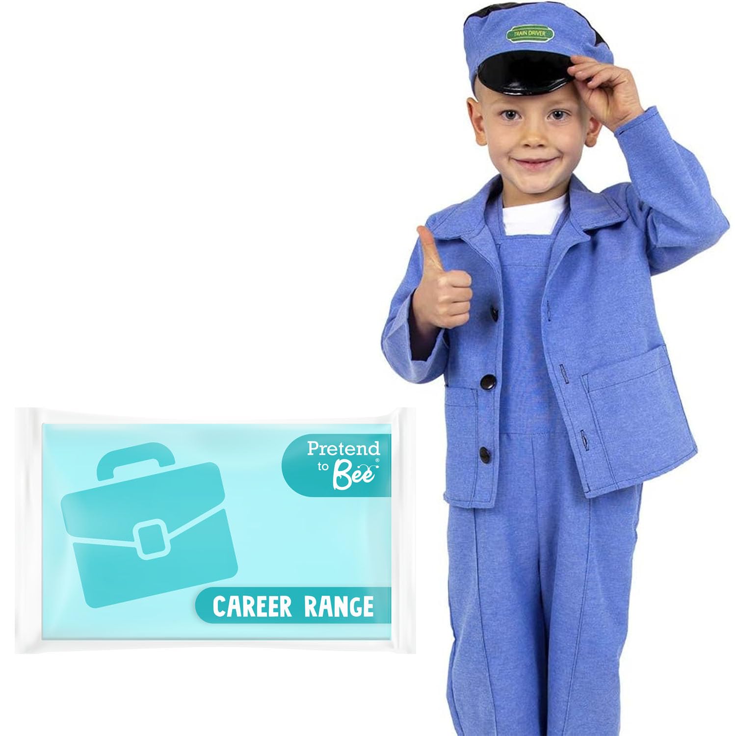 Pretend To Bee - Train Driver Dress - up Costume - 3 - 5 Years