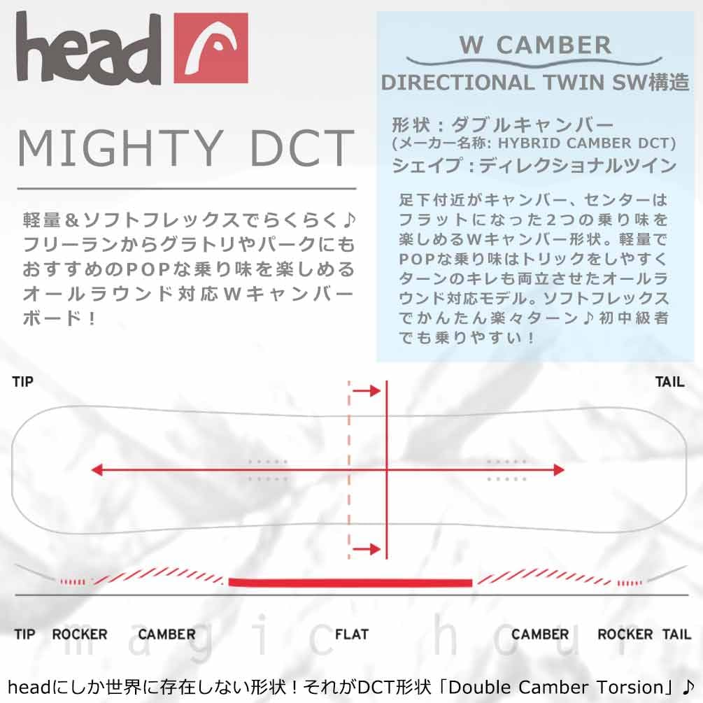Amazon スノーボード 板 メンズ 単品 ヘッド HEAD マイティ グラトリ ダブキャン 2026モデル MIGHTY DCT ダブルキャンバー ボード Wキャンバー お洒落 ブランド 初心者 150 magic hour マジック・アワー ボード・ボードセット