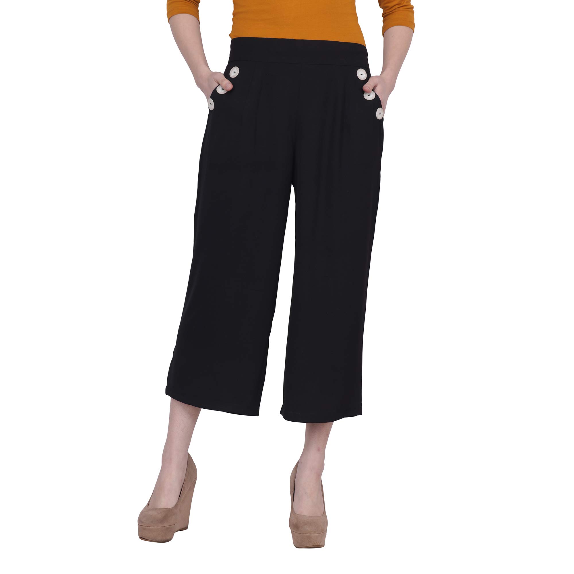 POPWINGSPolyester Cullotes Pant