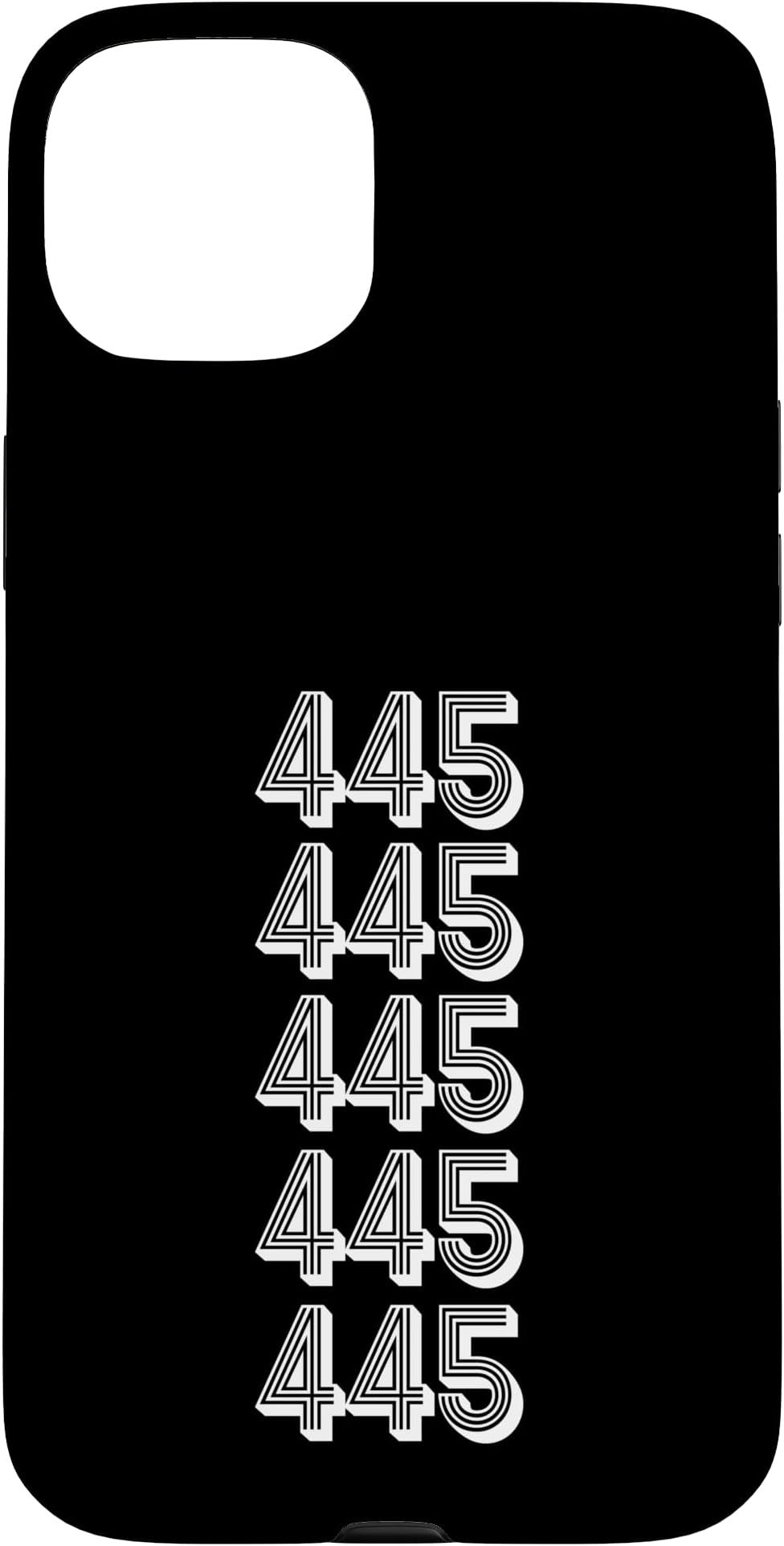 445 Area Code Springfield IL Case for iPhone 15 Plus
