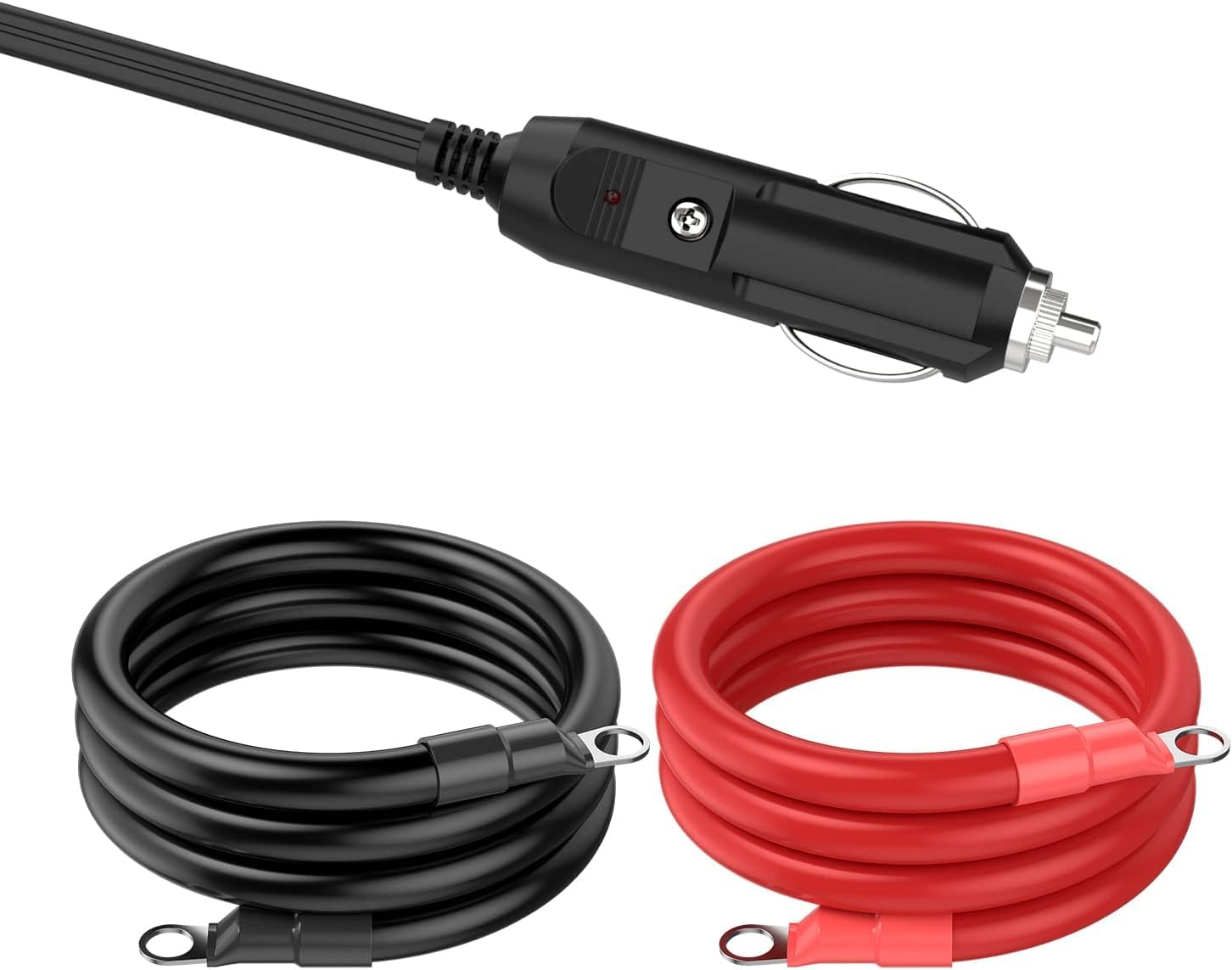 7 AWG Battery Cable for VOLFVERT Power Inverter - Cigarette Lighter for Other Brand Power inverters