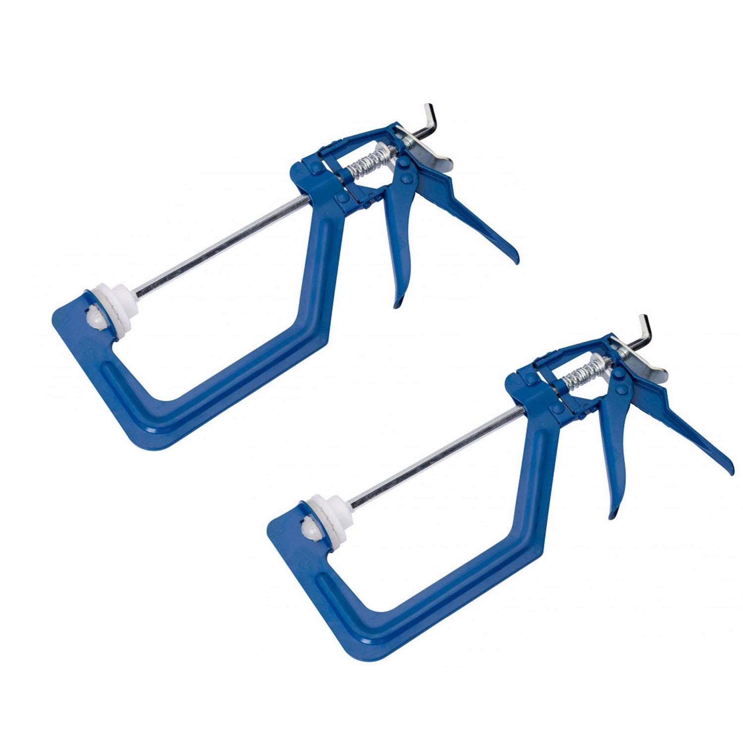 Tooltime® 2 Pack One Handed 150mm (6") Ratchet Clamp Quick Release