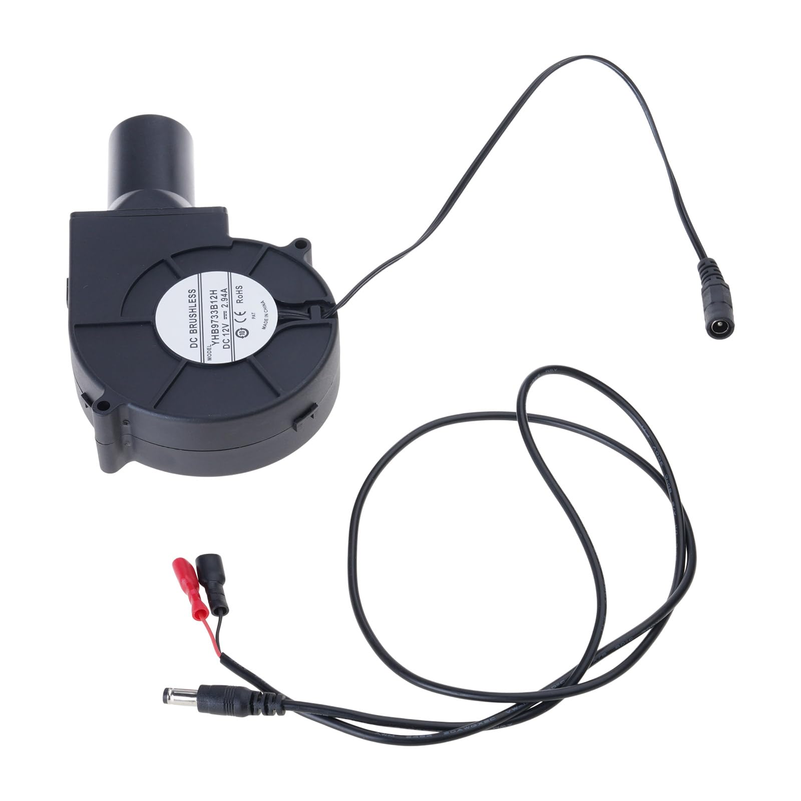 Noise 97mm 12V Cooling Fan High Airflows 97x33mm for Continuous Operations in Printers Servers BBQ Blower Fan Rechargeable