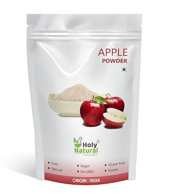 Holy Natural Apple Powder -100 GM | Spray Dried | No Added Sugar & Preservative | Used for instant Drink, Cake, Jam