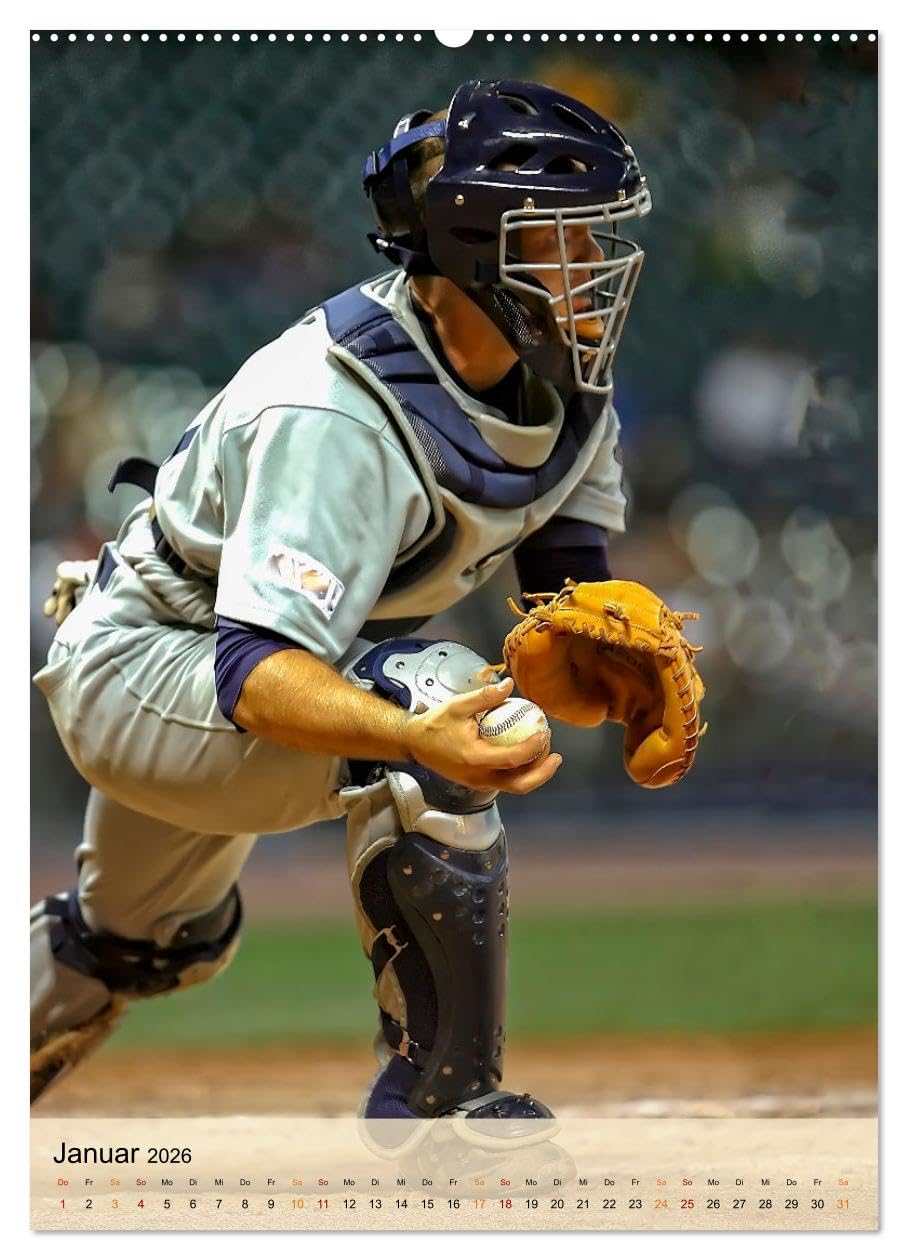 Baseball Power (hochwertiger Premium Wandkalender 2026 DIN A2 hoch), Kunstdruck in Hochglanz: Baseball, Teamsport der Extra-Klasse - beeindruckende ... spektakulären Sportart. (CALVENDO Sport)