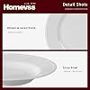 HomeVss Bone China Dinnerware Set, Embossed Pearl Design, 40 Piece Dinnerware Set