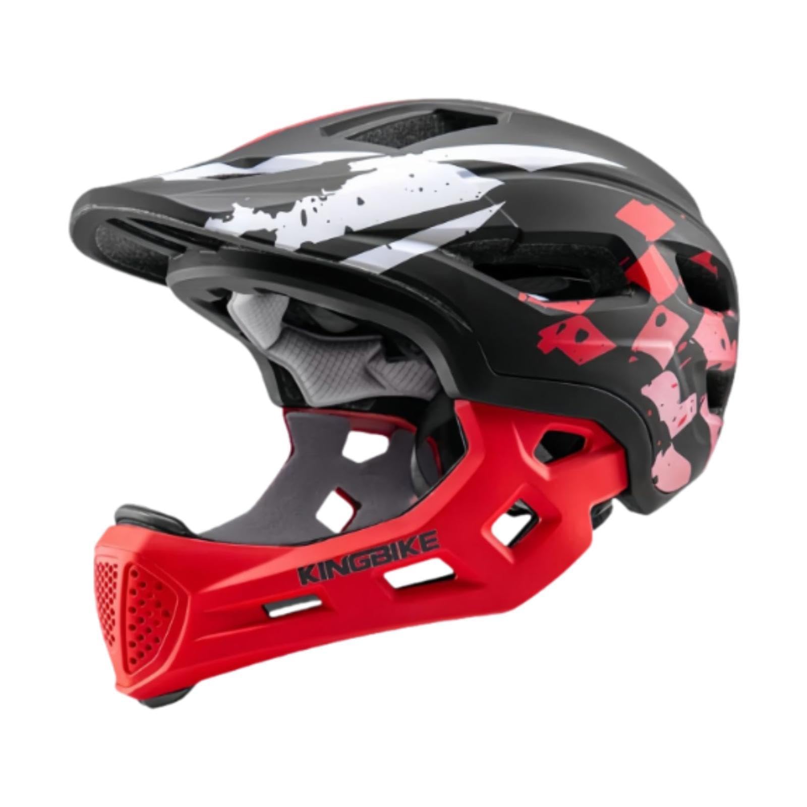 Harilla Casque de Vélo pour Enfants, Casque de Cyclisme pour Skateboard, Accessoires Cyclisme pour Enfants, Casque Intégral Réglable Antichoc pour Skateboard, Vélo, Roller, Rouge