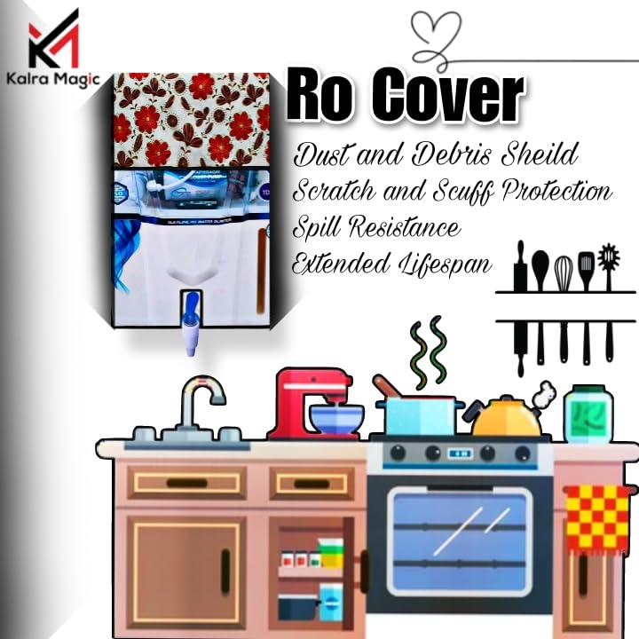 Image of KALRA MAGIC Water Purifier Body Cover For Kent RO, Kent Grand For | Pulse Aqua Purifier | Body Protector Cover | Different Print Multicolor (P-12)