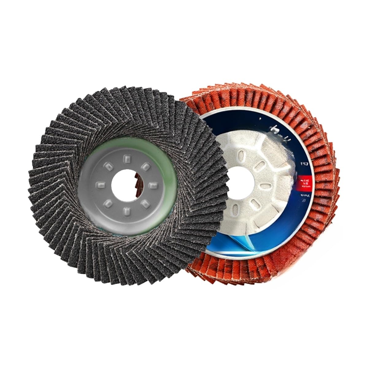 Polierblätter Metall Edelstahl 100 Schleifblätter Verdickung Blätter Flachschleierblätter(60# black sanding flap disc 300pcs)