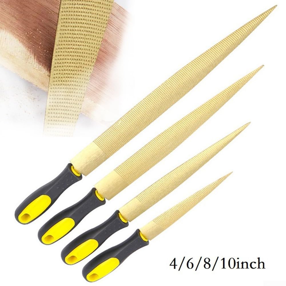 Râpe à Bois En Acier Carbone Avec Poignée Caoutchouc – Tailles 10,2 à 25,4 Cm, Pour Sculpture, ébavurage, Façonnage Bois Et Plastique