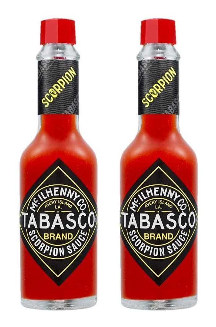 Tabasco Scorpion Sauce Hot Chilli Peppers Rare (2 Pack)