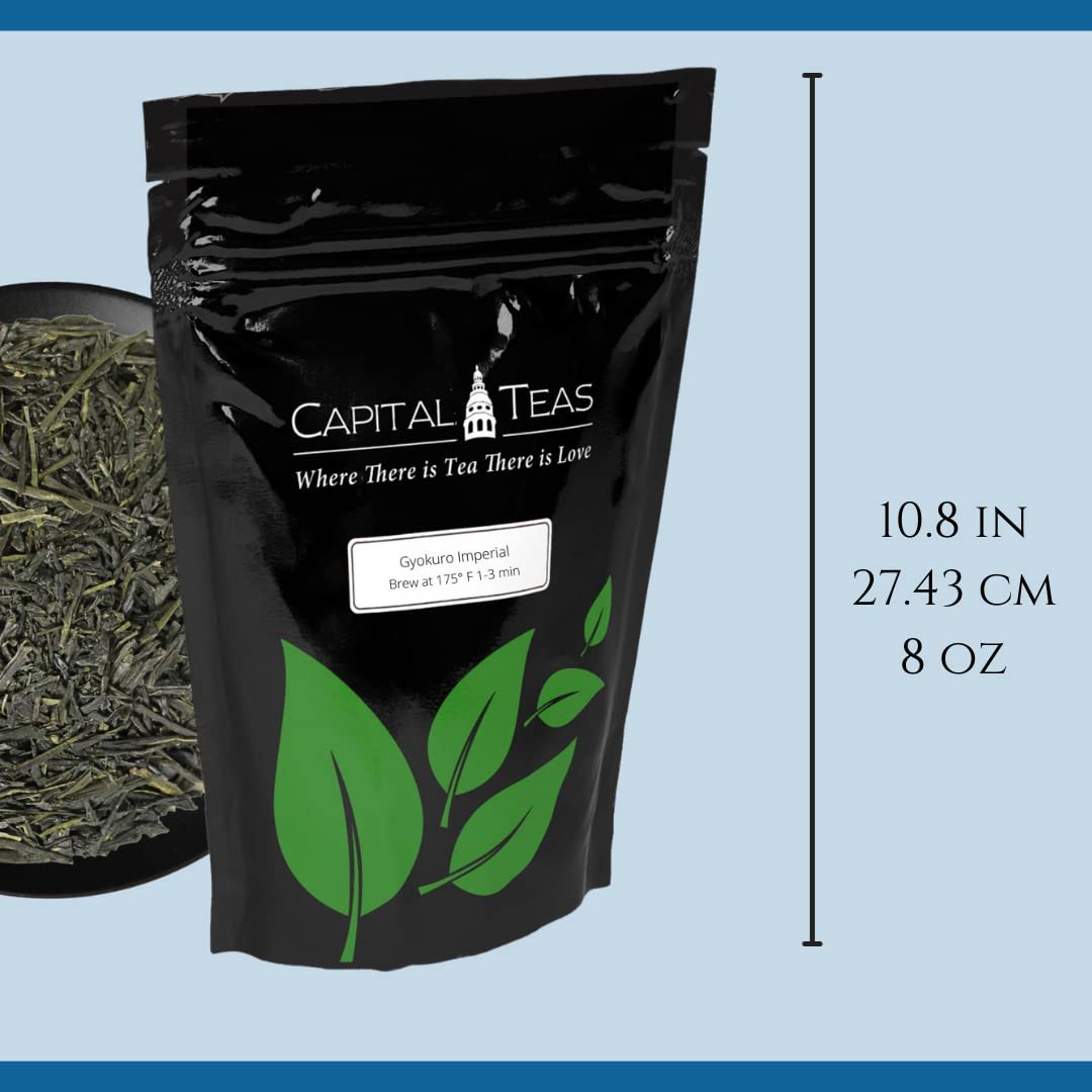 Capital Teas Gyokuro Organic Tea, 8 Ounce : Amazon.sg: Grocery