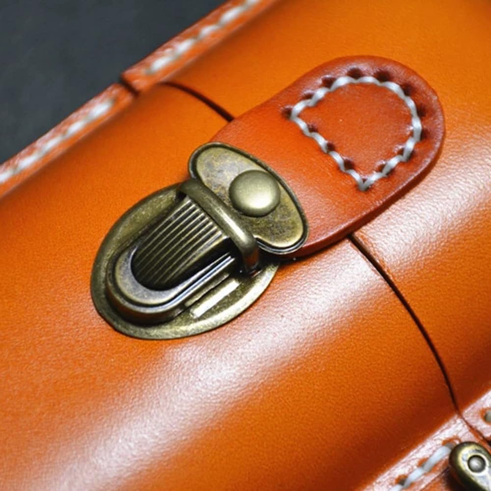 Retro minimalistyczne skórzane etui na okulary, skórzane etui na okulary, przenośne etui na okulary przeciwsłoneczne odporne na ściskanie, wąskie etui dla kobiet i mężczyzn (Grey : A, Size : S)