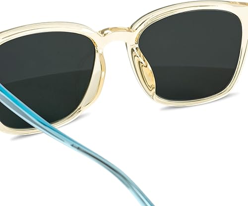 Miniatura 58 de B.N.U.S Gafas de sol polarizadas resistentes a los arañazos con lentes de cristal Corning para una claridad superior y protección UV Lente ámbar