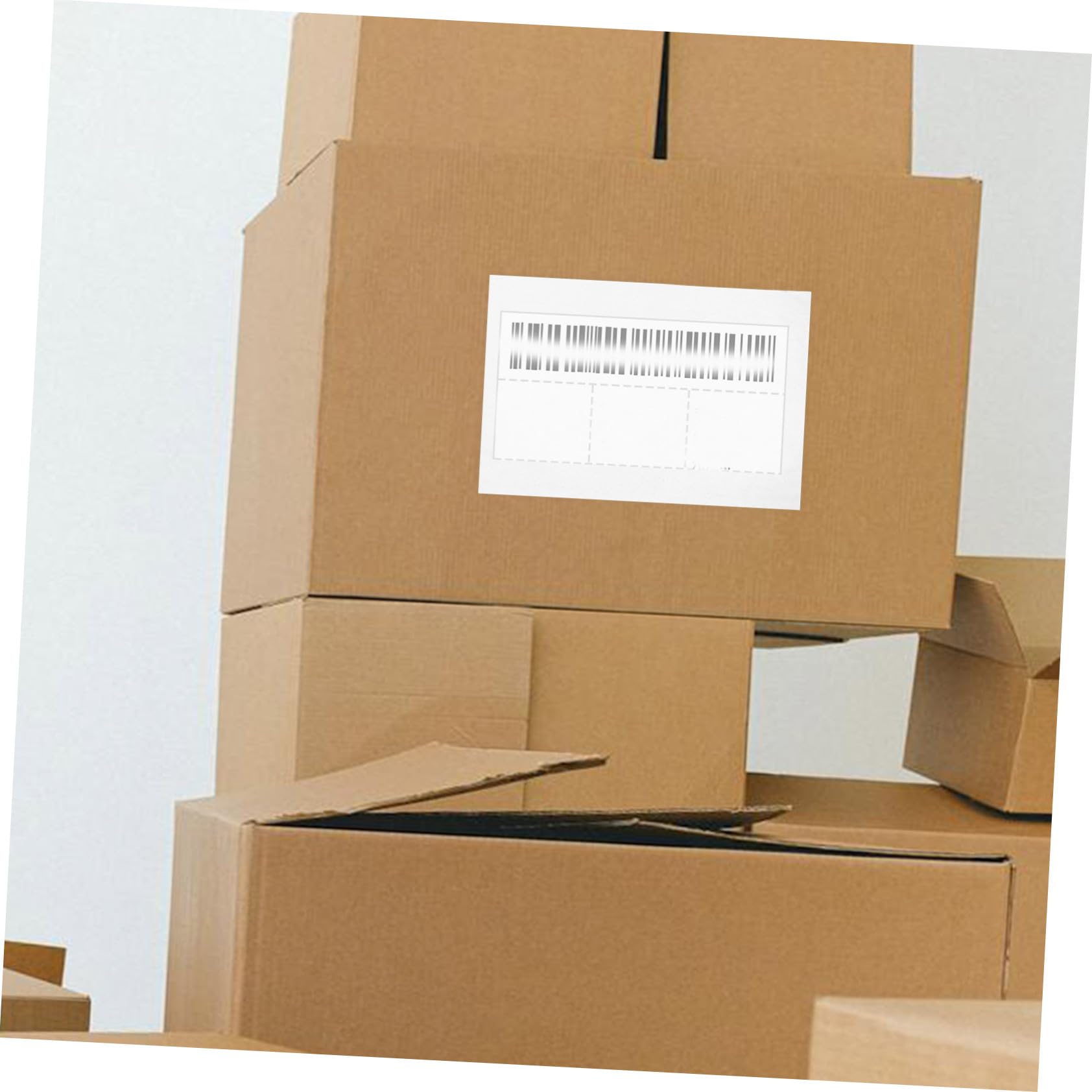 Mikikit 100 Selbstklebende Dokumentenversandtaschen mit Großer Kapazität Weiße Pe Packlistenhüllen für Zuverlässigen Versand und Mailing in Büro und Geschäft