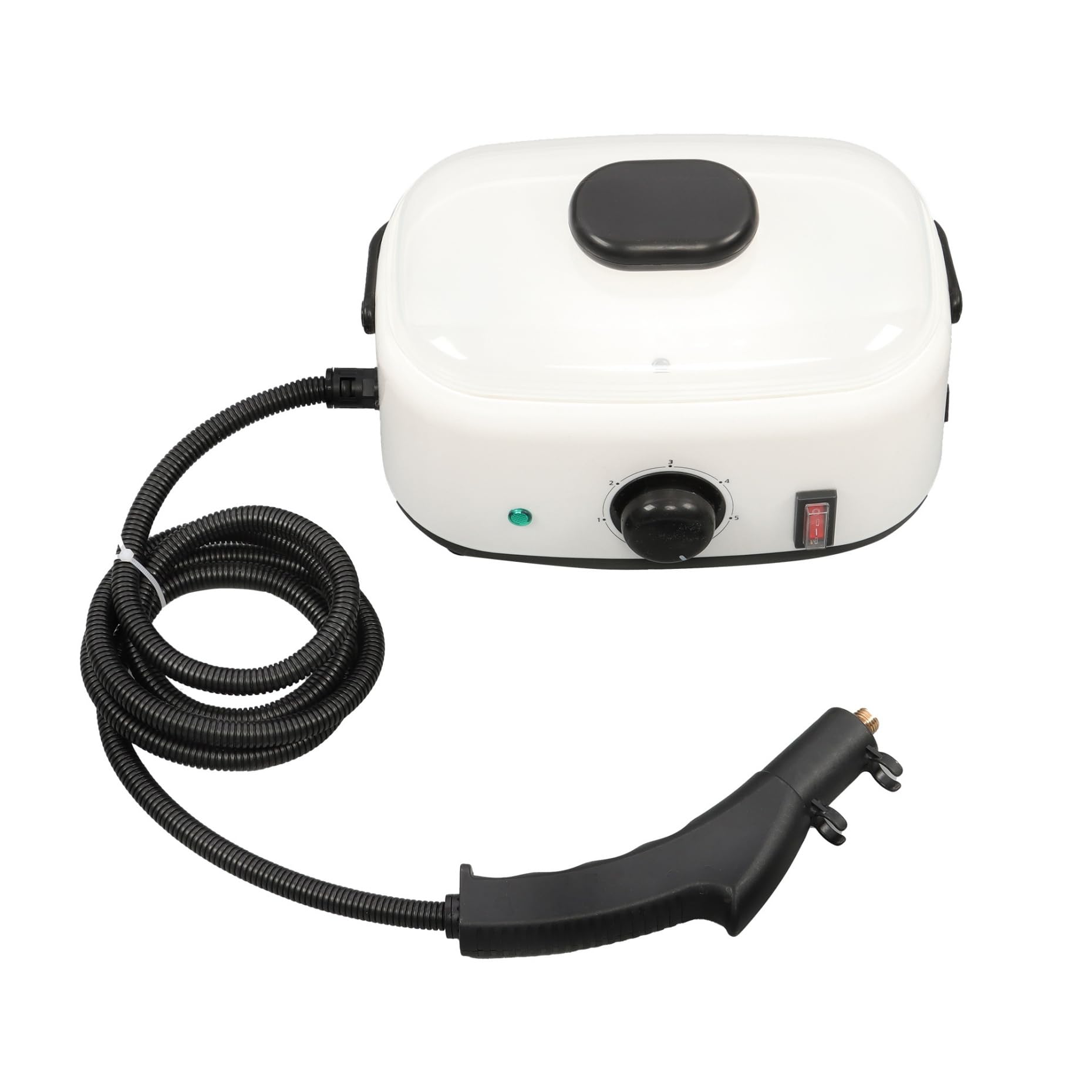 kimllier Portable 1500ml Steam Cleaner 2500W High-Pressure Deep Cleaning for Car Interiors, Bathroom Tiles, Upholstery, Grout Lines, Windows