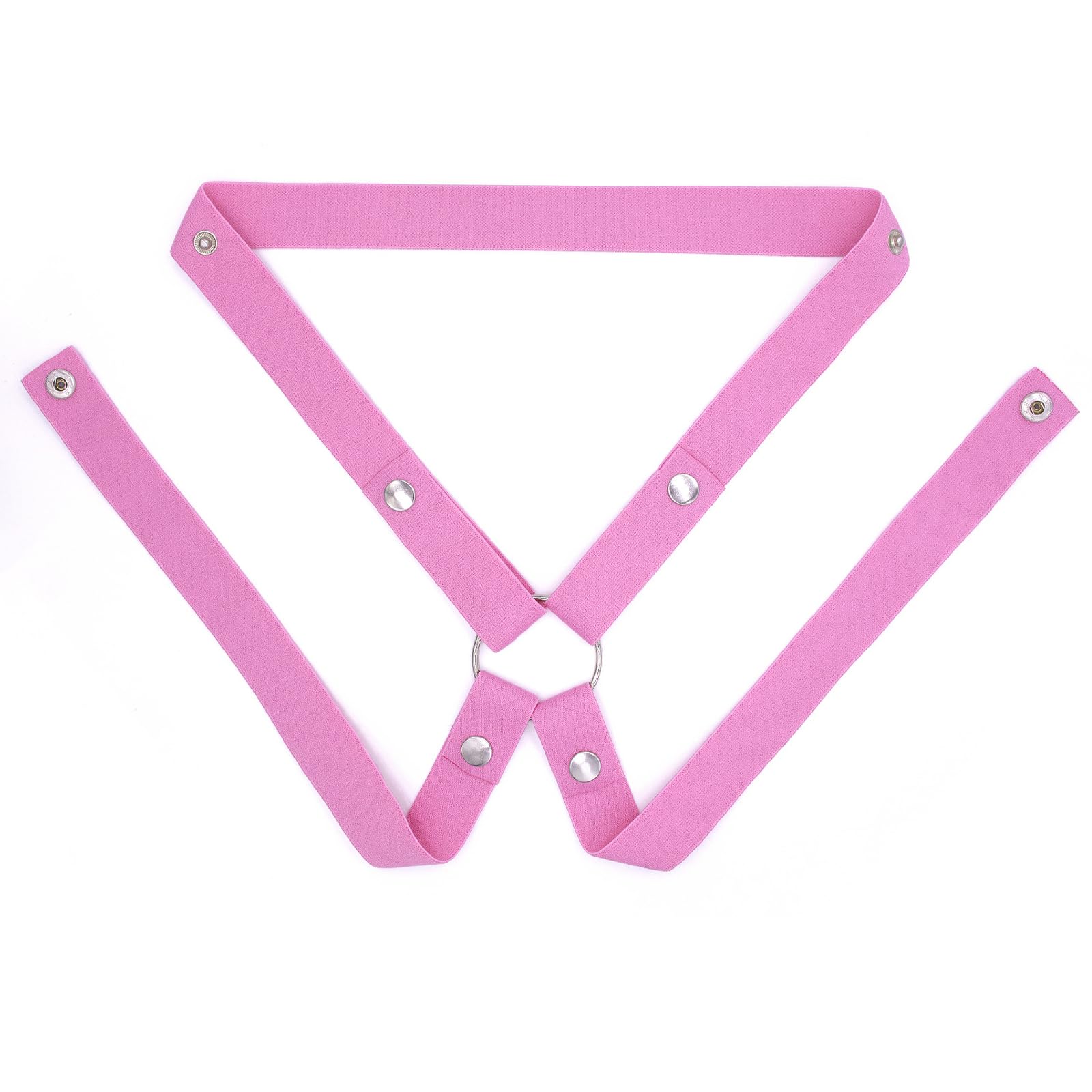 Chastity Belt, Chastity Device Elastic Band,Anti-Fall Chastity Cage Auxiliary, Men's Chastity Cage Auxiliary Belt, Adjustable Rope Belts, for Men Adult Game Sex Toys (Pink)