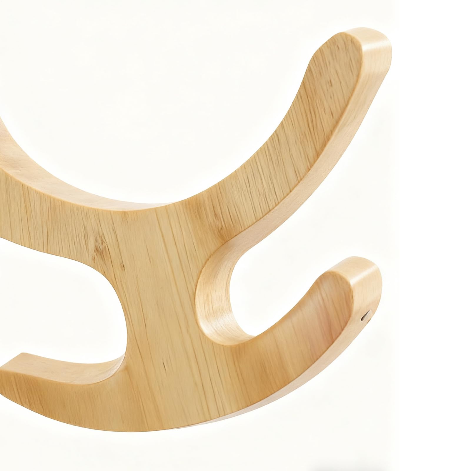 Yogamattenhalter - 1 Paar aus Holz mit 4 Haken - Yogamattenhalter Gestell für die Wand | Für Fitnessstudio Zuhause Wohnzimmer Apartment Schlafzimmer Widerstandsband Sprungseile