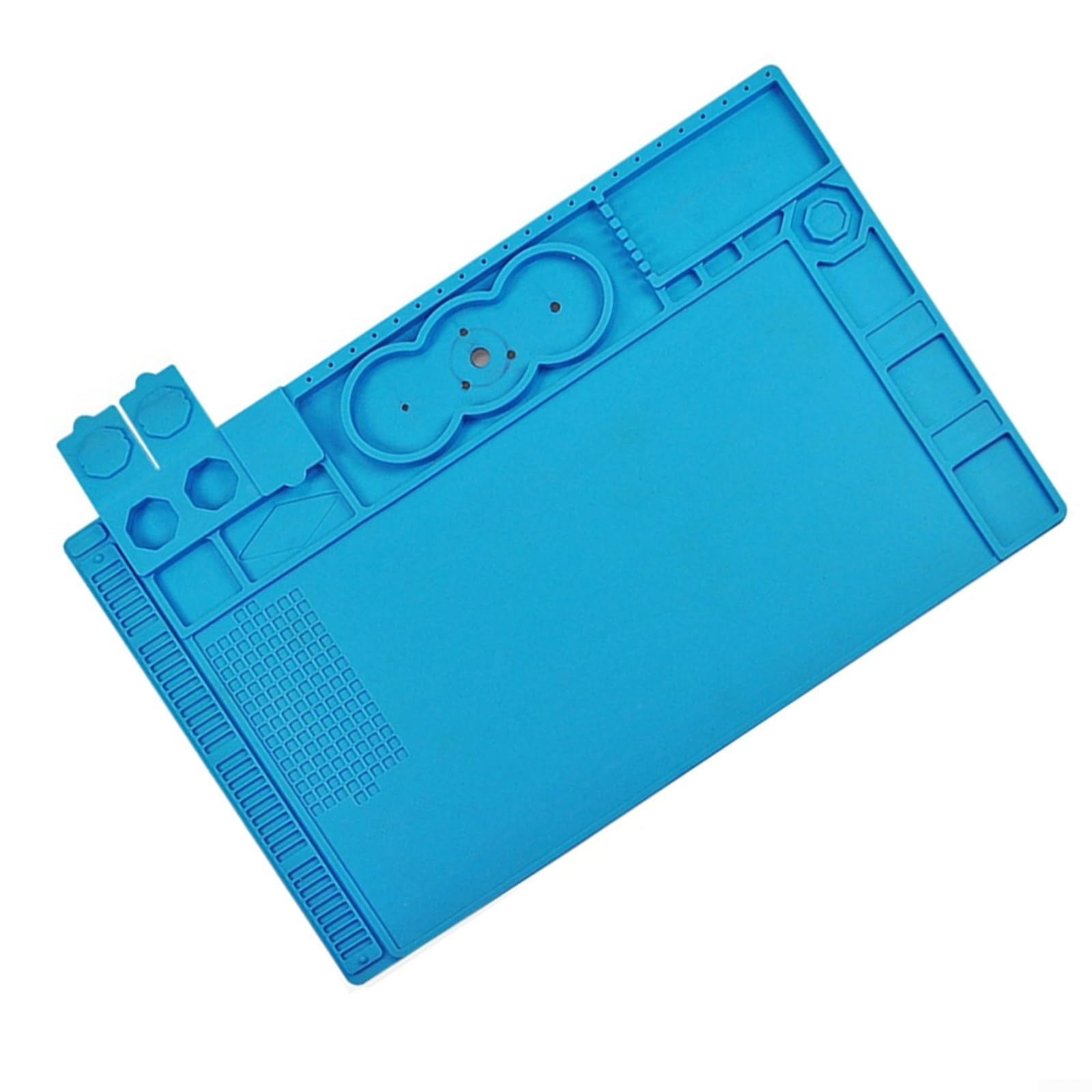 Lötmatte Silikon Hitzebeständig 48x32cm,Rutschfeste Reparaturunterlage für Elektronik